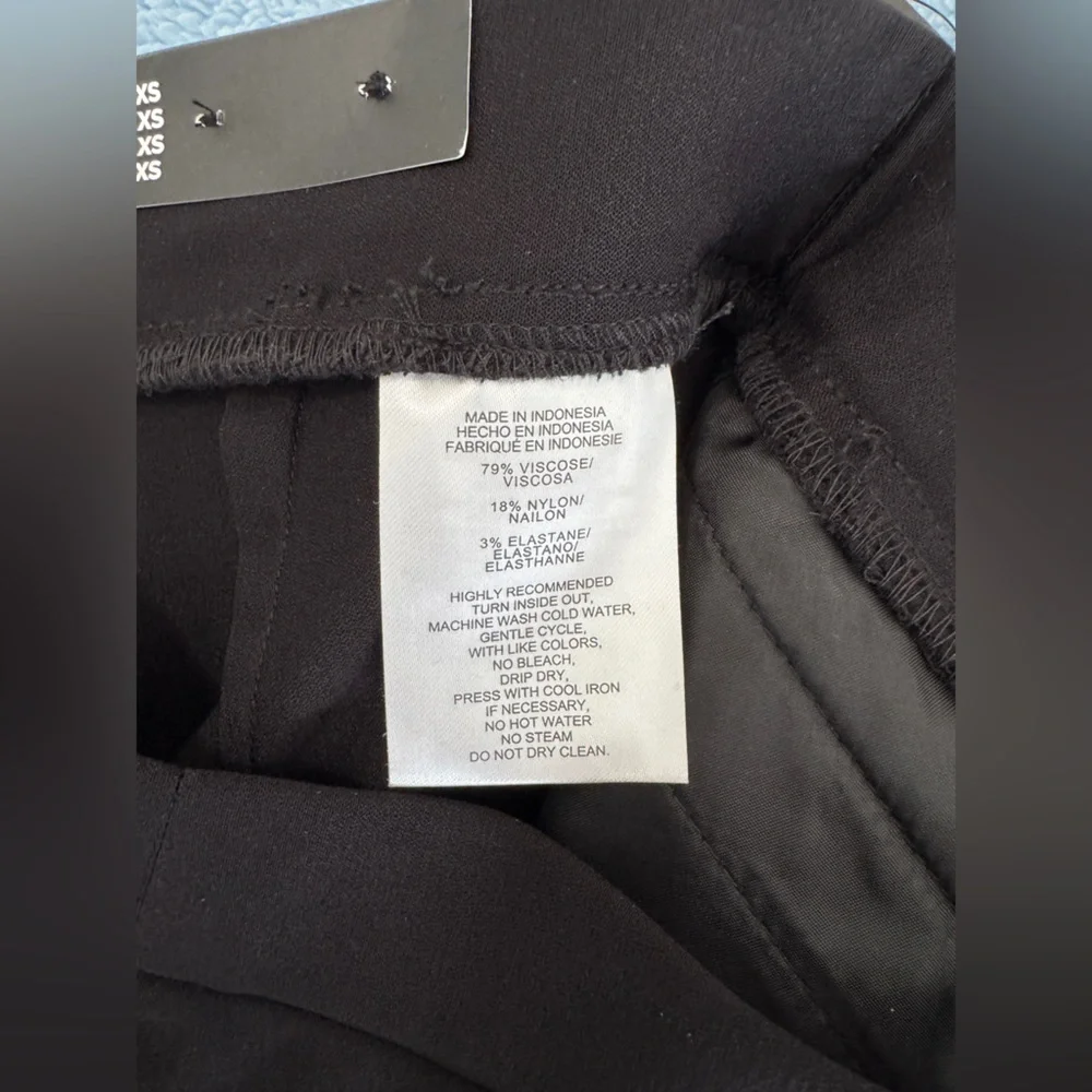 NWT Jones New York Women's Black Slim Ankle Pull On Pants Size XS 29 Inseam - Picture 12 of 16